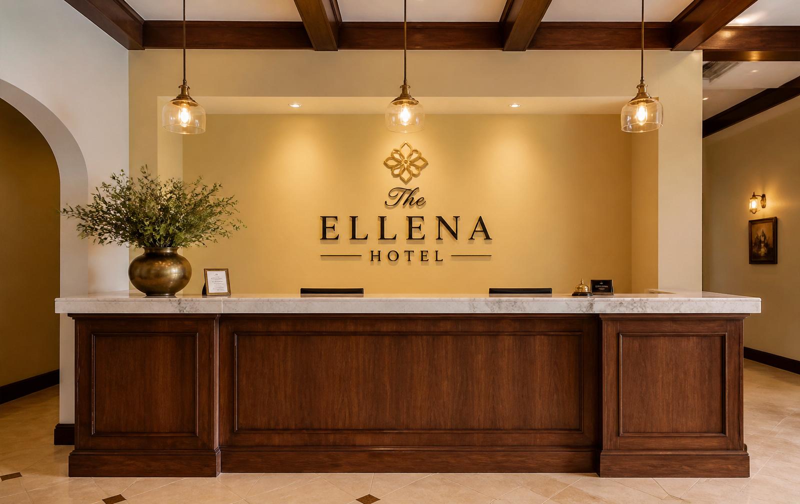 The Ellena Hotel reception